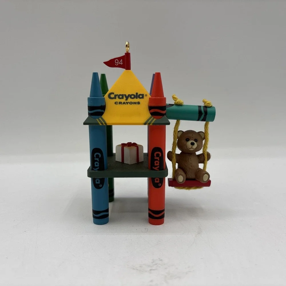Hallmark Keepsake Ornament 1994 Bright Playful Colors 6th In Crayola Series EUC
